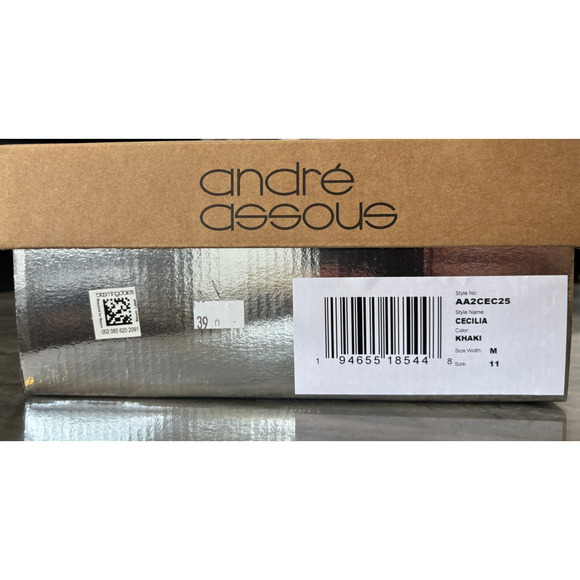 André Assous Women's Cecilia Espadrille Wedge Sandal Khaki 11M - Picture 9 of 10